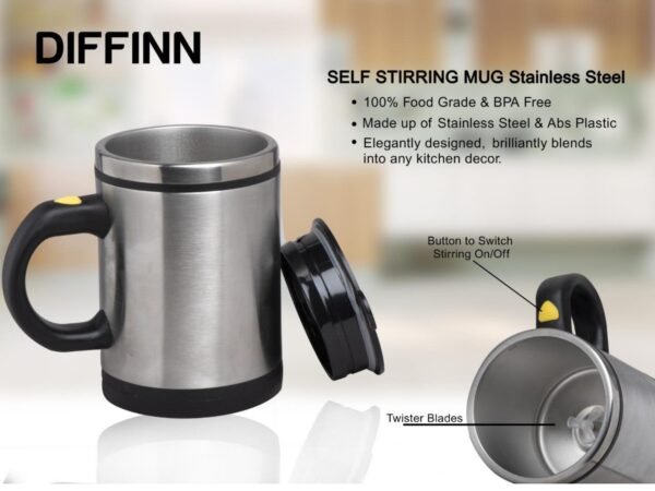 stainless steel mug