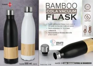 Bamboo Cola Vacuum Flask