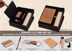 Compact 5 Pc Cork Gift Set